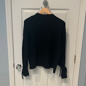 John + Jenn Black Crew Neck Sweater